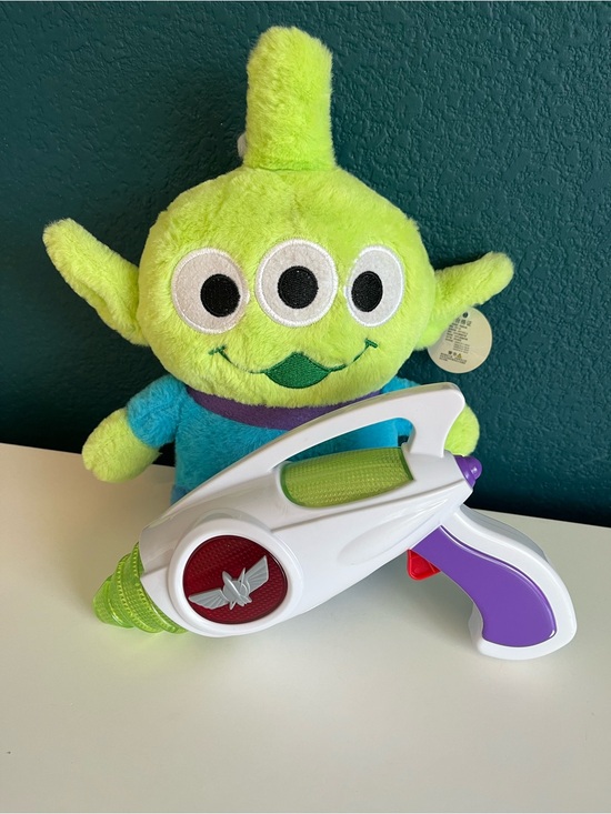 Disney Other - Disney Toy Story Buzz Lightyear Astro Infinity Blaster Alien Plush Toy
